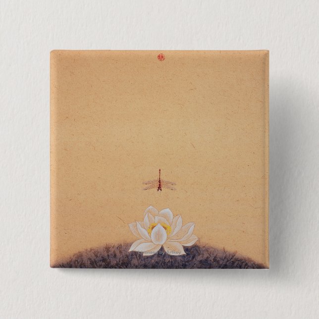 Spirits in the Heaven and Earth Series No.7 2 Inch Square Button (Front)