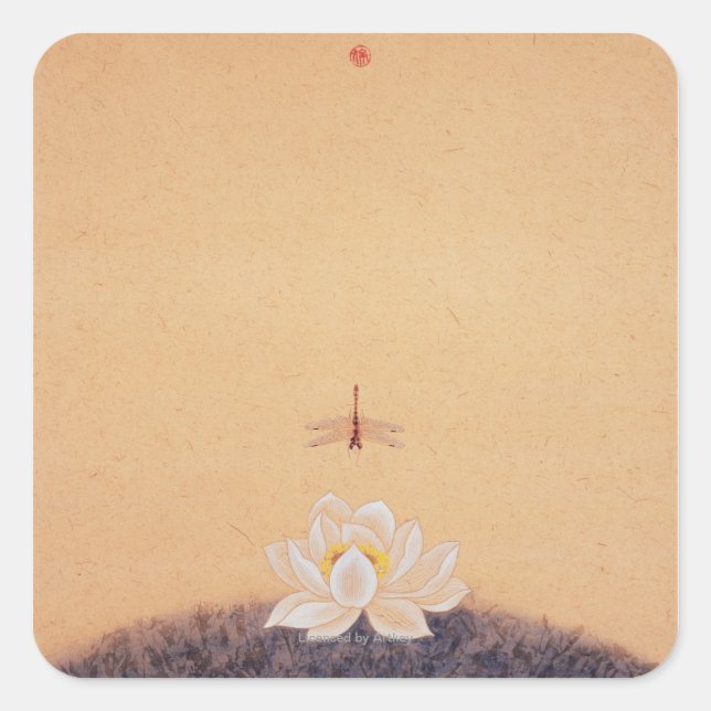 Spirits in the Heaven and Earth Series No.7 Square Sticker (Front)