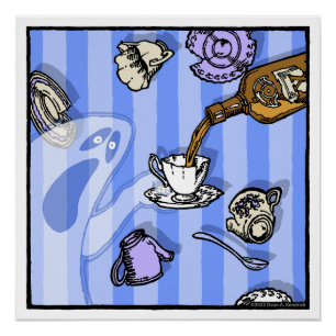 Spirits - Pop Goth Nightmare Surreal Ghost Poster