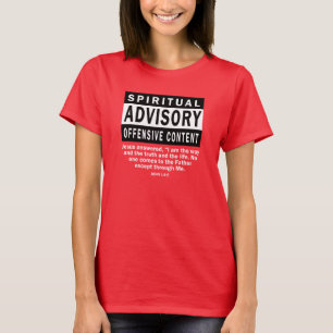 Spiritual Advisory John 14:6 Christian Quotes T-Shirt