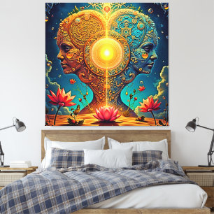 Spiritual Awakening Art Canvas Print