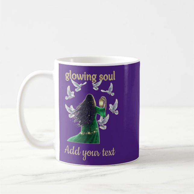 Spiritual Awakening Inner Light Coffee Mug (Left)