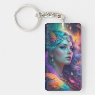 Spiritual beauty keychain