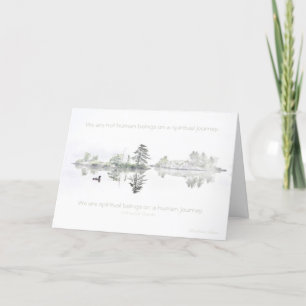 Spiritual Beings on a Human Journey: Enjoy Life Card
