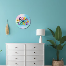 Spiritual Bible Quote God is Love Colourful flower