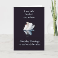 Spiritual birthday card brother, or ADD RELATION