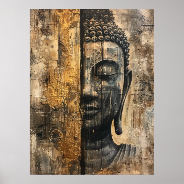 Spiritual Buddha Canvas Print for Tranquil Home De (Front)