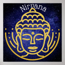 Spiritual Buddha Nirvana poster 