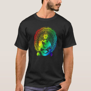 Spiritual Buddhist Mantra Buddhism Colourful Manda T-Shirt