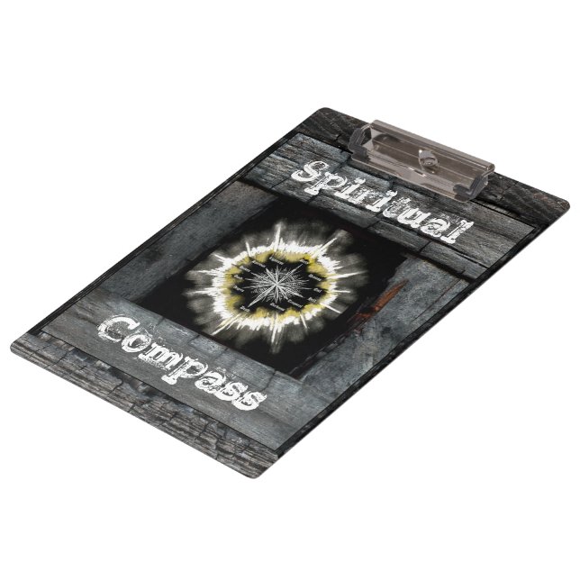 Spiritual Compass Clipboard (Angled)