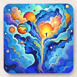 Spiritual Consciousness Art Coaster