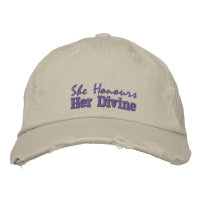 Spiritual Divine Honour Quote Purple Rustic Stone