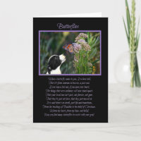 Spiritual Dog and Butterfly Sympathy Poem