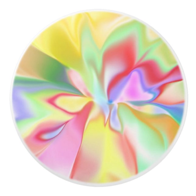 Spiritual Energy Colours Metaphysical Ceramic Knob (Front)