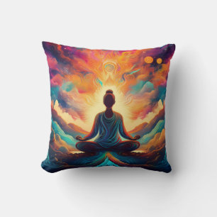 Spiritual Energy Magnet A Throw Pillow