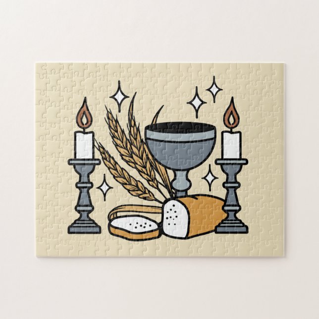 Spiritual Faith and Grace – Uplifting Christian Jigsaw Puzzle (Horizontal)