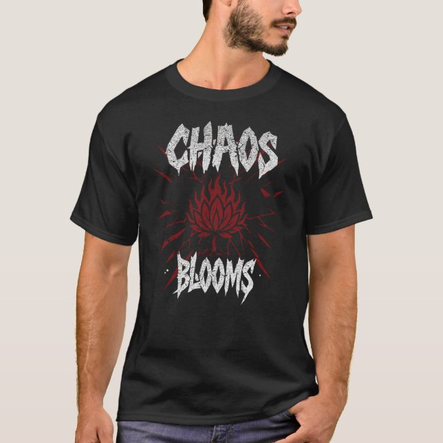 Spiritual Flame Black Rock T-Shirt (Front)