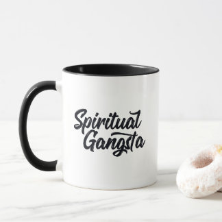 Spiritual Gangsta Funny Yoga Quote Design Mug