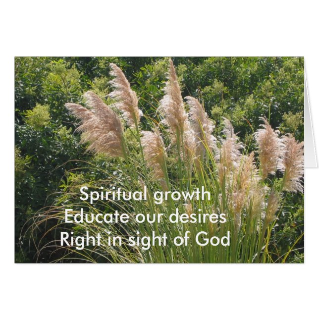 Spiritual Growth Haiku (Front Horizontal)