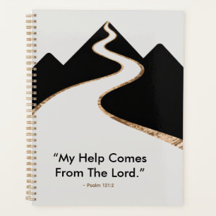 Spiritual Journey Notebook - Guided Mountain Path Planner