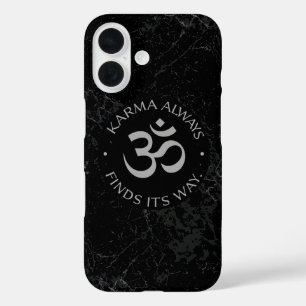Spiritual Karma Om Design – Mindfulness Collection iPhone 16 Case