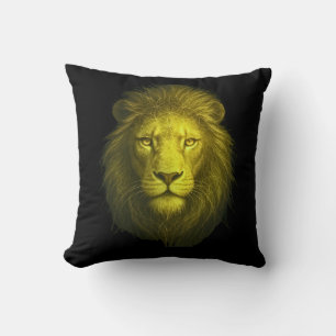 Spiritual Lion Awakening • Inner Power & Identity Throw Pillow