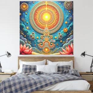 Spiritual Mandala Art Canvas Print