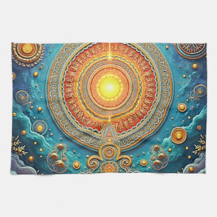 Spiritual Mandala Art Kitchen Towel