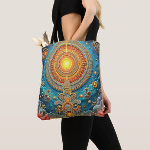 Spiritual Mandala Art Tote Bag