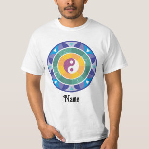 Spiritual Mandala Rainbow Colour Chinese Customize T-Shirt