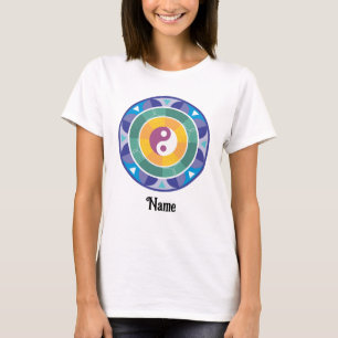 Spiritual Mandala Rainbow Colour Chinese Customize T-Shirt