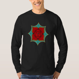 Spiritual Mandala With Root Chakra For Yoga And Me T-Shirt