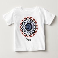 Spiritual Mandala Yoga Om Blue Rust Customized