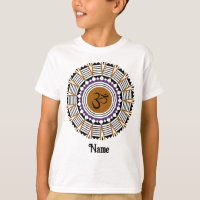 Spiritual Mandala Yoga Om Symbol Purple Customized