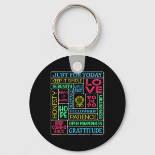 Spiritual Narcotics Anonymous Garden Keychain