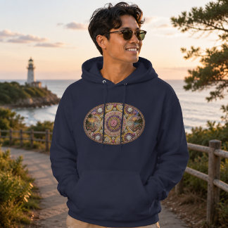 Spiritual Nautilus Ocean Goddess Art Hoodie