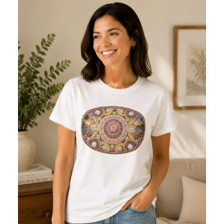 Spiritual Nautilus Ocean Goddess Art T-Shirt
