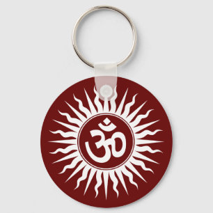 Spiritual Om Keychain