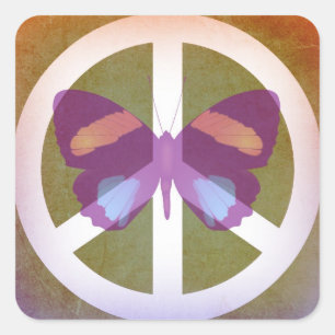 Spiritual Peace Butterfly Sticker