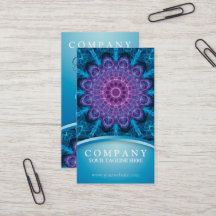 Spiritual purple flower, sea of blue