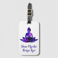 Spiritual Purple Lotus Yoga Nam Myoho Renge Kyo
