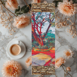 Spiritual Retreat Nature Scenery Meditation Tree Yoga Mat