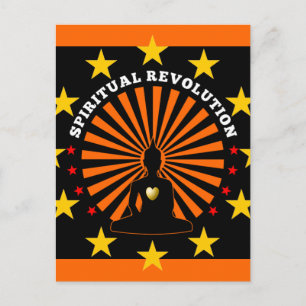 Spiritual revolution postcard