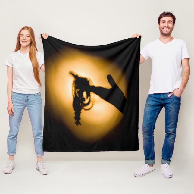 Spiritual Rosary Tasbeeh Fleece Blanket (In Situ)