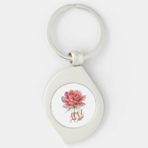 Spiritual Rose Love Keychain