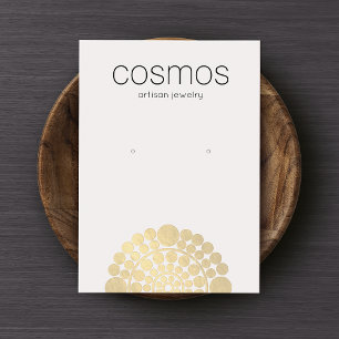 Spiritual Stars Earring Jewellery Display Holder Business Card