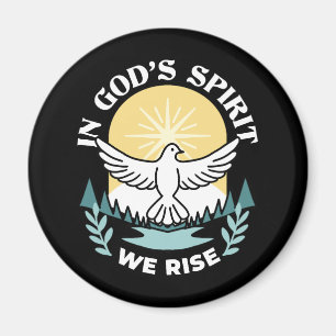 Spiritual Strength in God – Uplifting Christian Magnet