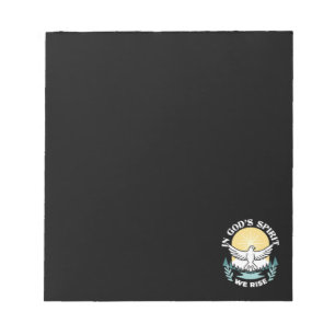 Spiritual Strength in God – Uplifting Christian Notepad