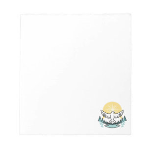 Spiritual Strength in God – Uplifting Christian Notepad