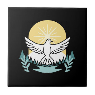 Spiritual Strength in God – Uplifting Christian Tile